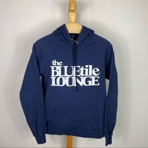 Vintage Blue Tile Lounge Hoodie